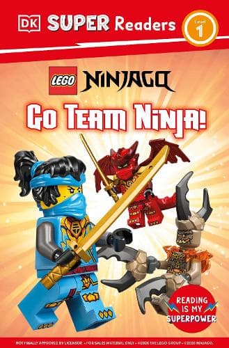 DK Super Readers Level 1: Ninjago: Go Team Ninja collectible