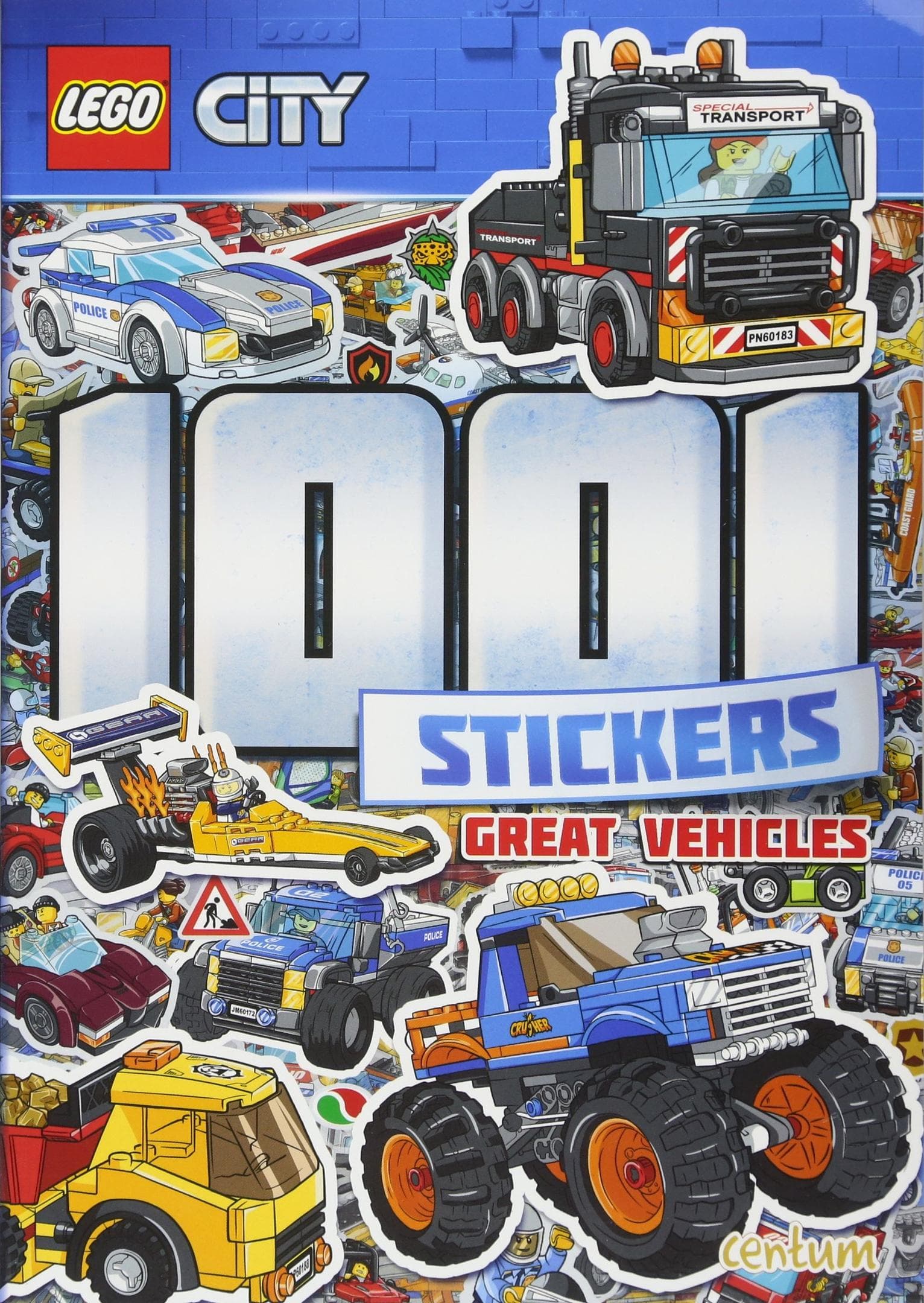 City: 1001 Stickers: Great Vehicles collectible