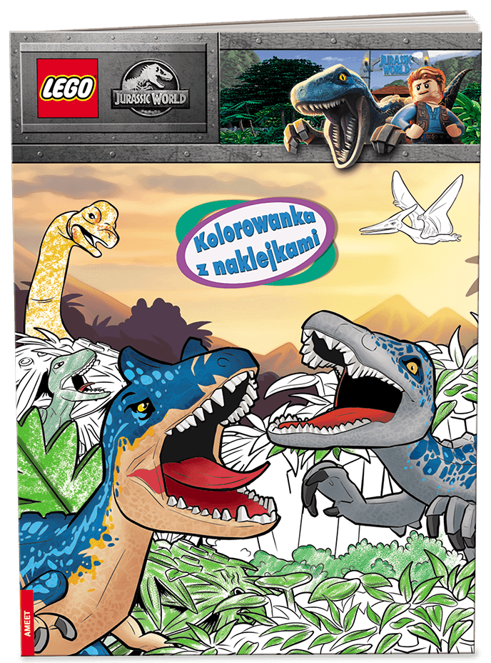 Jurassic World: Kolorowanka z Naklejkami collectible