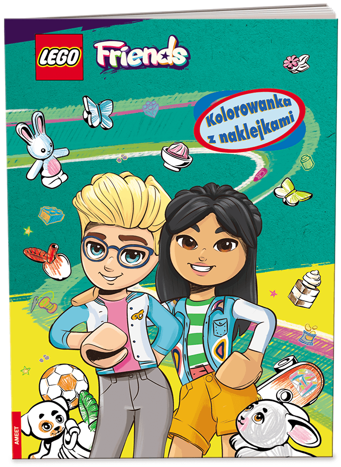 Friends: Kolorowanka z Naklejkami collectible