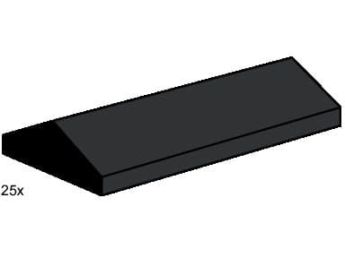 2 x 4 Ridge Roof Tile Low Sloped Black collectible