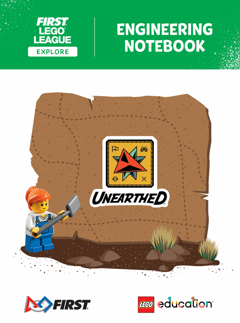 UNEARTHED Engineering Notebook (FLL Explore) collectible