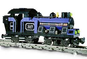 Large Train Engine Blue collectible