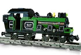 Large Train Engine Green collectible