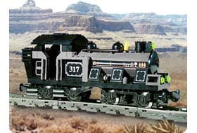 Large Train Engine Gray collectible