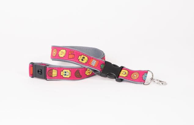 Minifigure Emoji Lanyard (Pink) collectible