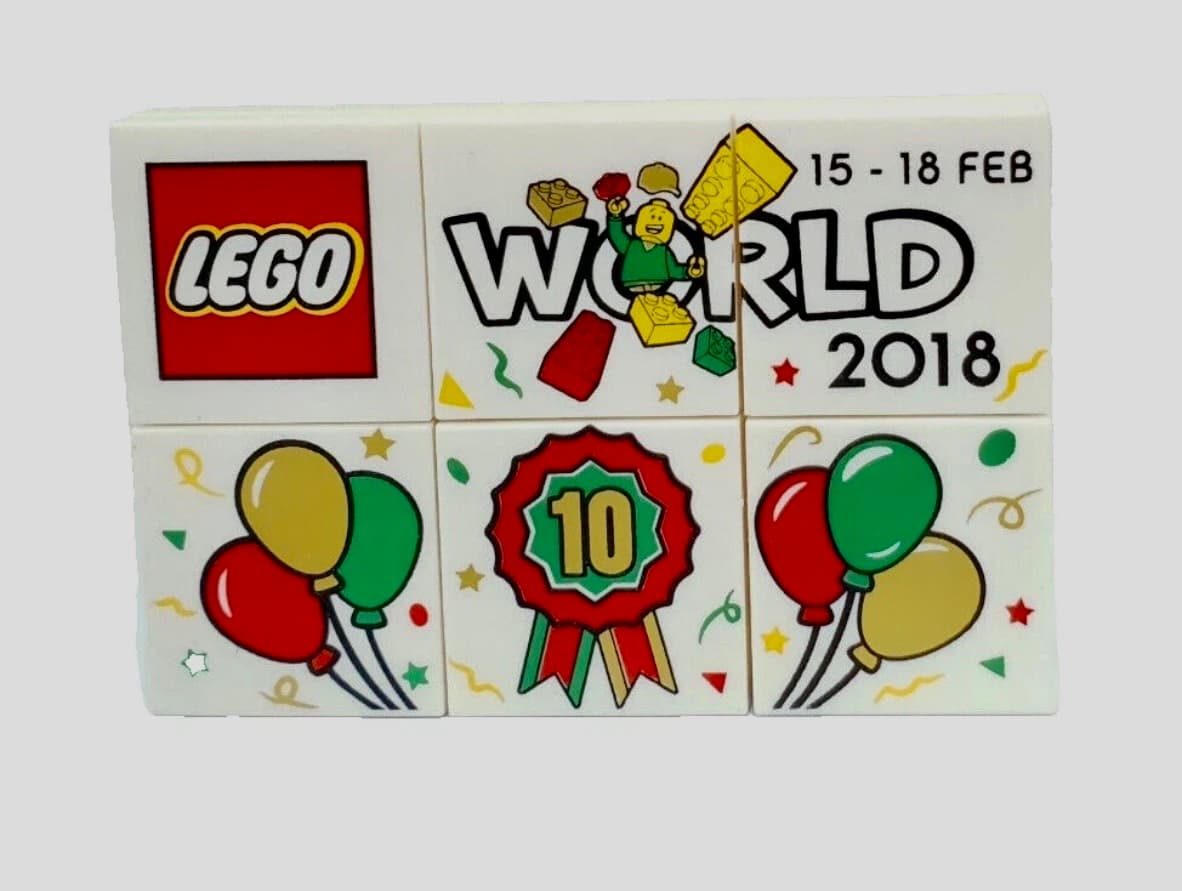 LEGO World Denmark Puzzle Promo 2018 collectible