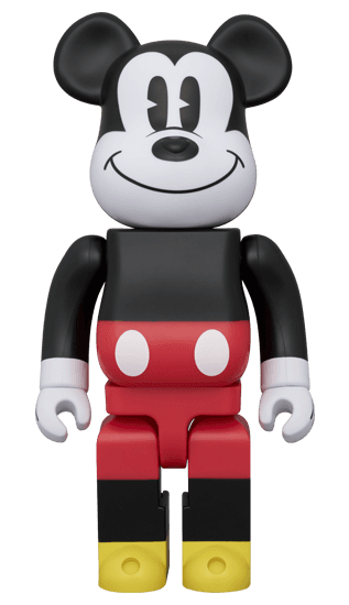 BE@RBRICK MICKEY MOUSE COLOR (MICKEY MOUSE & FRIENDS) 400% collectible