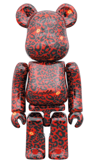 BE@RBRICK Amplifier Red 100% & 400% collectible