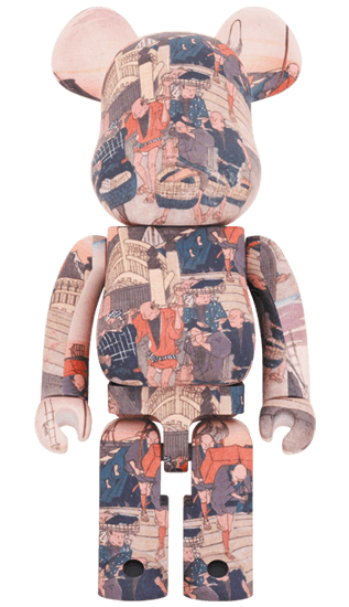 東京国立博物館 BE@RBRICK 歌川広重「東海道五十三次」日本橋 1000% collectible