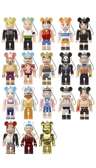 ワンピース20th BE@RBRICK(A/B/C-TYPE) collectible