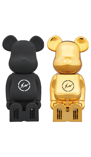 cleverin(R) BE@RBRICK THE CONVENI BLACK/GOLD collectible