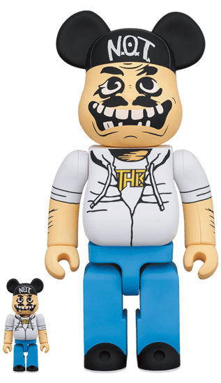 BE@RBRICK ANTHRAX "NOTMAN" 100% & 400% collectible