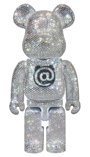 CRYSTAL DECORATE BE@RBRICK 400% collectible