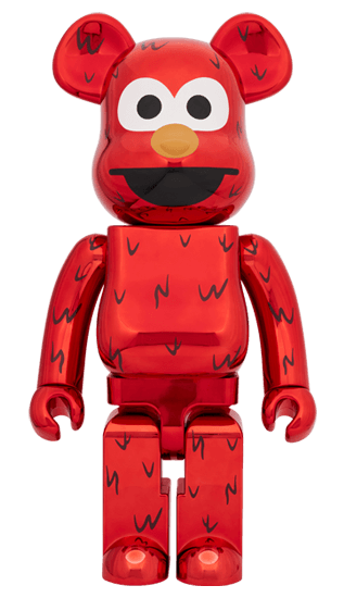 BE@RBRICK ELMO CHROME Ver. 1000% collectible