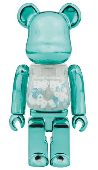 MY FIRST BE@RBRICK B@BY TURQUOISE Ver. 100% collectible