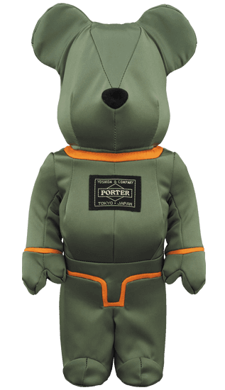 PORTER × BE@RBRICK 400% TANKER SAGE GREEN Special Edition collectible