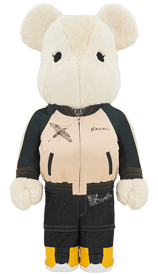 sacai BE@RBRICK 1000% collectible