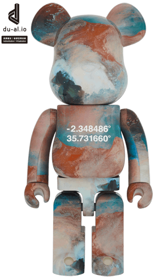 BE@RBRICK Benjamin Grant「OVERVIEW」 LAKE NATRON 1000% collectible