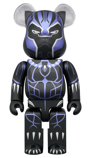 BE@RBRICK MARVEL INFINITY SAGA BLACK PANTHER(ENDGAME Ver.) 400% collectible