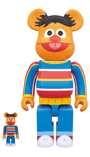 BE@RBRICK ERNIE 100% & 400% collectible