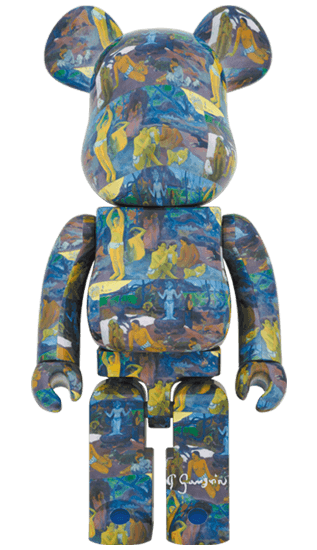 BE@RBRICK Eugène Henri Paul Gauguin "Where Do We Come From? What Are We? Where Are We Going?" 1000% collectible