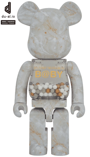 MY FIRST BE@RBRICK B@BY MARBLE(大理石) Ver. 1000% collectible