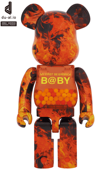 MY FIRST BE@RBRICK B@BY FLAME Ver. 1000% collectible