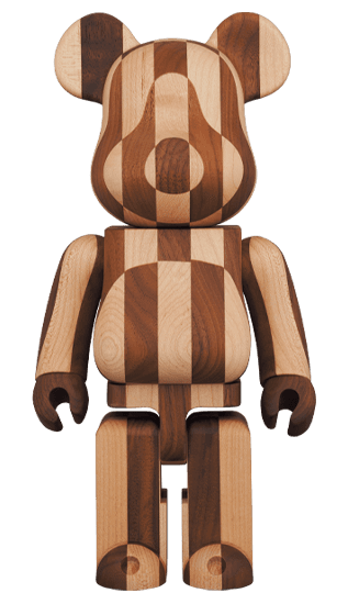 BE@RBRICK カリモク LONGITUDINAL CHESS 400% collectible