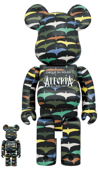 BE@RBRICK ALEGRIA -IN A NEW LIGHT- 100% & 400% collectible
