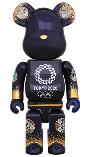 有田焼 ベアブリック 400% 2 (東京 2020 オリンピックエンブレム) collectible