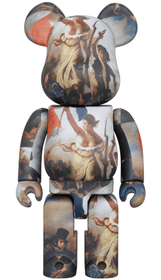 BE@RBRICK Eugène Delacroix "Liberty Leading the People" 1000% collectible