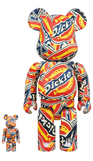 DICKIES 95th Anniv. BE@RBRICK 100% & 400% collectible