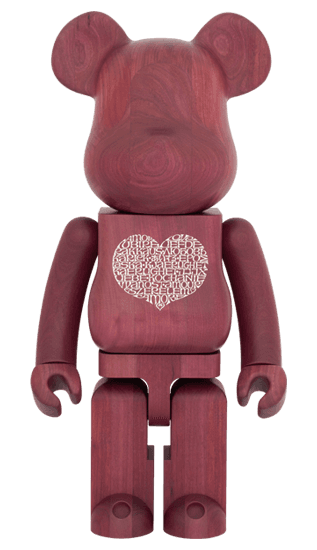 BE@RBRICK カリモク Alexander Girard International Love Heart 1000% collectible