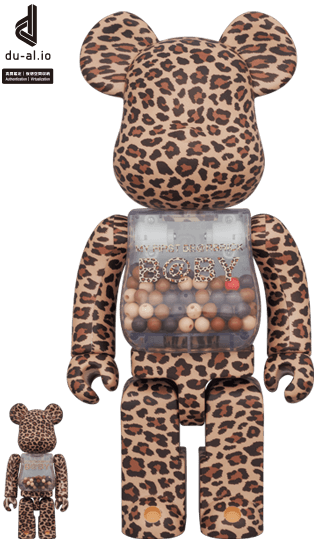 MY FIRST BE@RBRICK B@BY LEOPARD Ver.100% & 400% collectible
