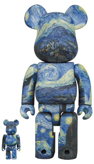 Vincent van Gogh The Starry Night BE@RBRICK 100% & 400% collectible