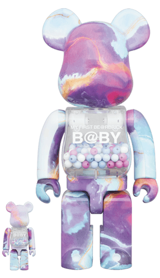 MY FIRST BE@RBRICK B@BY MARBLE Ver. 100% & 400% collectible