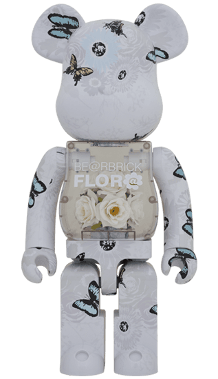 BE@RBRICK FLOR@ #2 White 1000% collectible