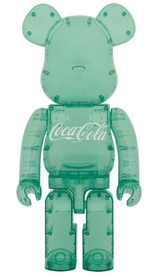 BE@RBRICK Coca-Cola GEORGIA GREEN 1000% collectible