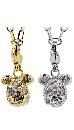 STARDUST BE@RBRICK 3CHARM PENDANT GOLD/SILVER collectible