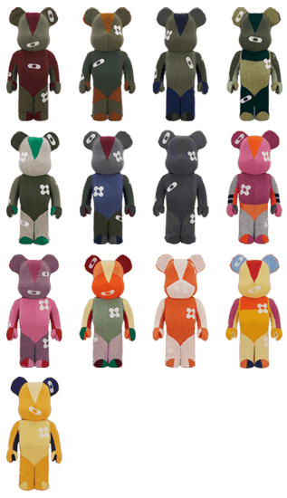 DR x ROMANELLI ONE OF KIND COLLECTION BE@RBRICK 1000% collectible