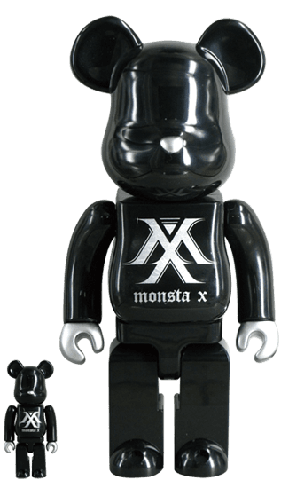 MONSTA X BE@RBRICK 100% & 400% Set collectible