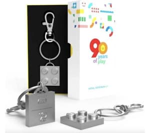 90 Years of Play Metal Key Chain collectible