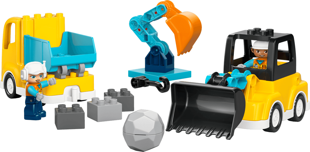 3 in 1 Construction Vehicles collectible