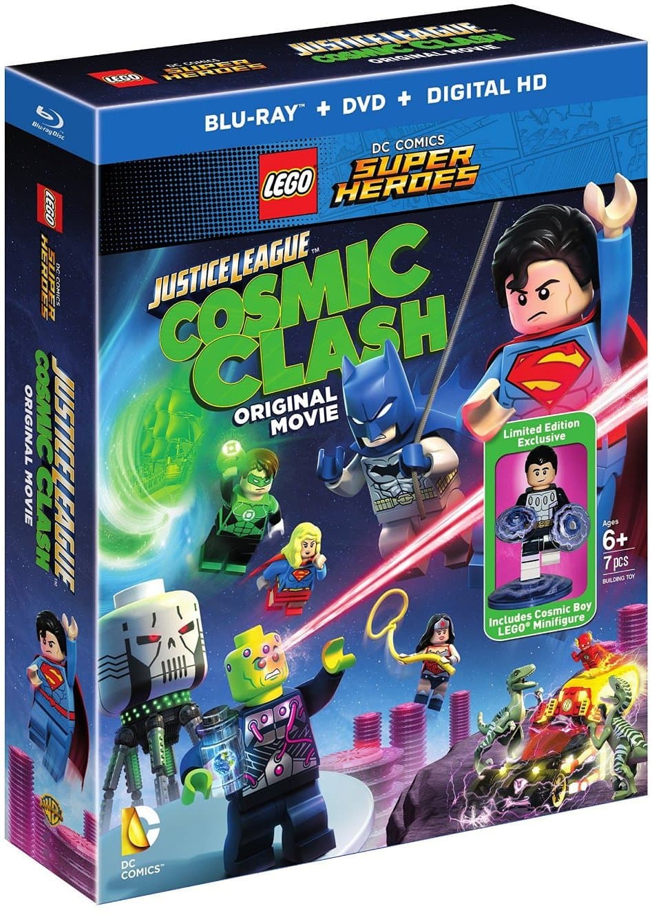 DC Comics Super Heroes: Justice League: Cosmic Clash (Blu-ray + DVD + Digital) collectible