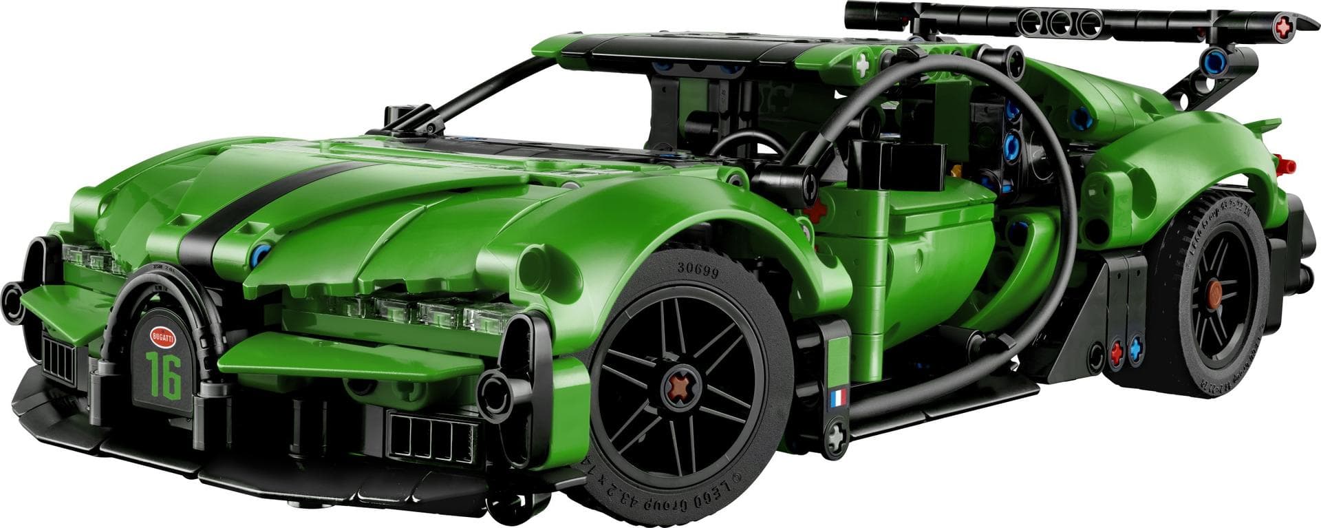 Green Bugatti Chiron Pur Sport Hypercar collectible