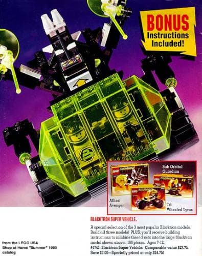 Blacktron Super Vehicle (Value 3-Pack) collectible