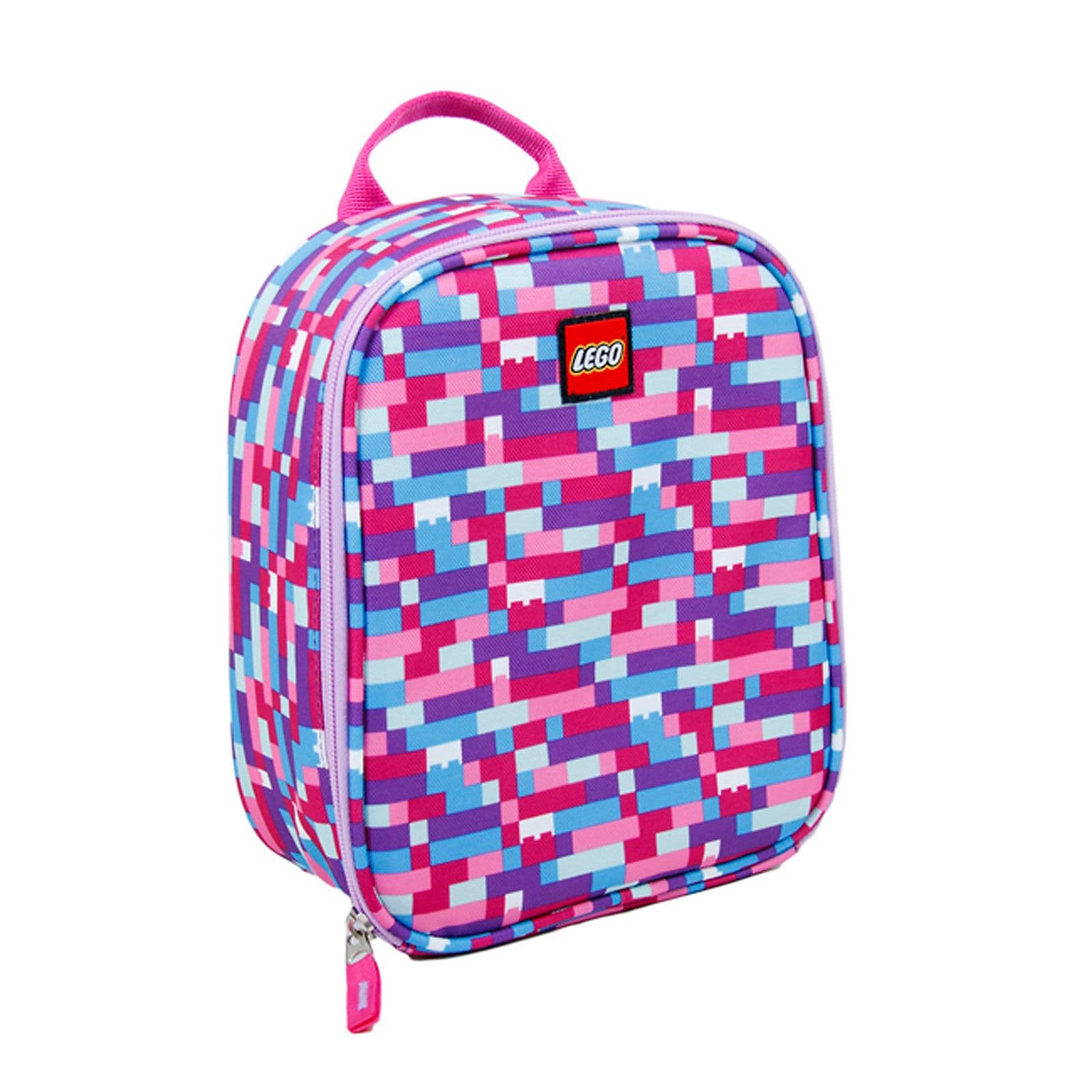 Brick Print Lunch Bag (Pink/Purple) collectible