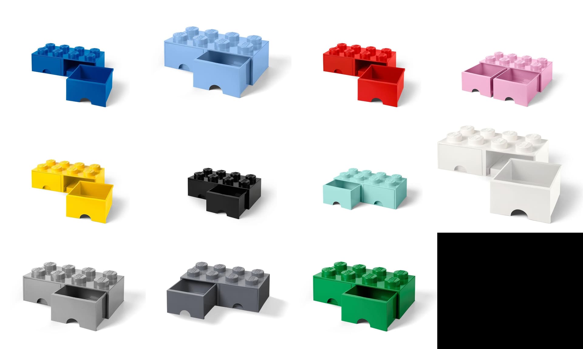 Storage Brick Drawer 2 x 4 (All Colors) collectible