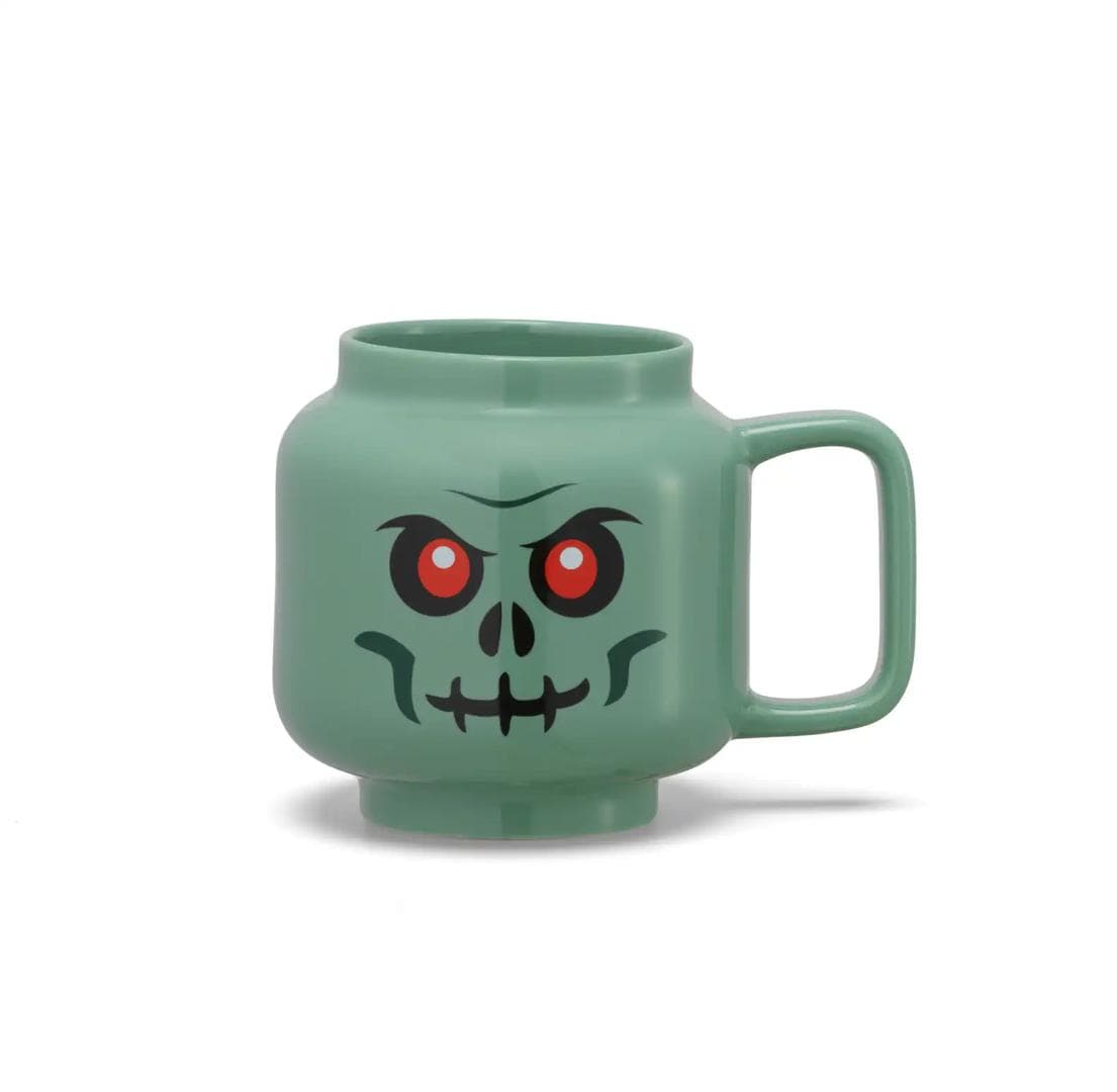 Minifigure Ceramic Mug (Green Skeleton 530ml) collectible